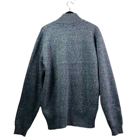 Thomas Payne UK Collection Gray Zip Up Sweater - Picture 3 of 12